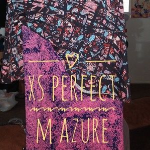 Lularoe perfect tee and azure
